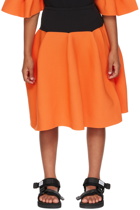 CFCL Kids Black & Orange Pottery Kid 1 Skirt