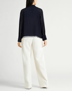 Peserico Womens Top Midnight in Blue