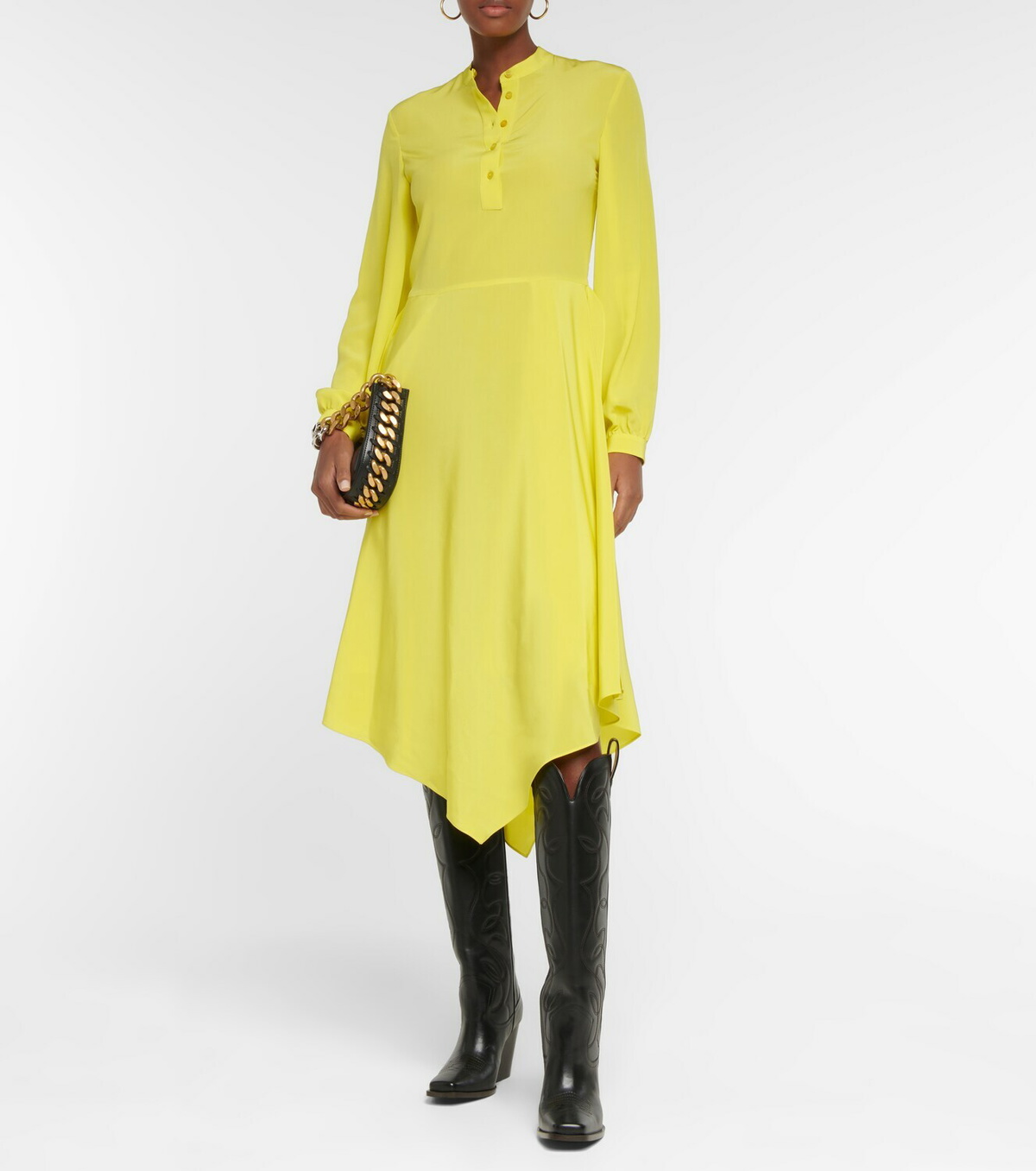 Stella McCartney - Silk midi dress Stella McCartney