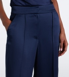 Simkhai Kyra high-rise satin wide-leg pants