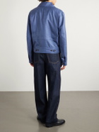 Gabriela Hearst - Filipo Wool, Silk and Linen-Blend Jacket - Blue