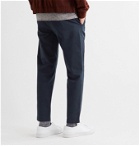 Theory - Curtis Tapered Cotton-Blend Chinos - Blue