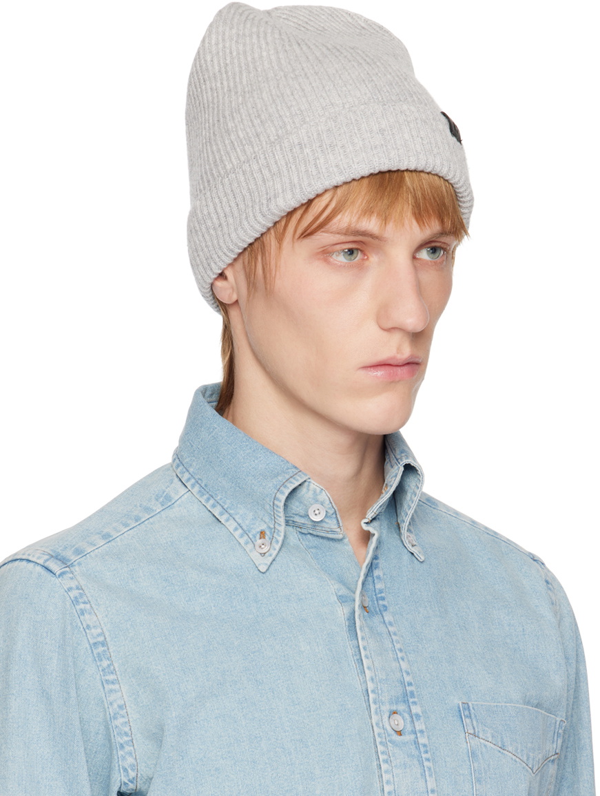 TOM FORD Gray Cashmere Beanie