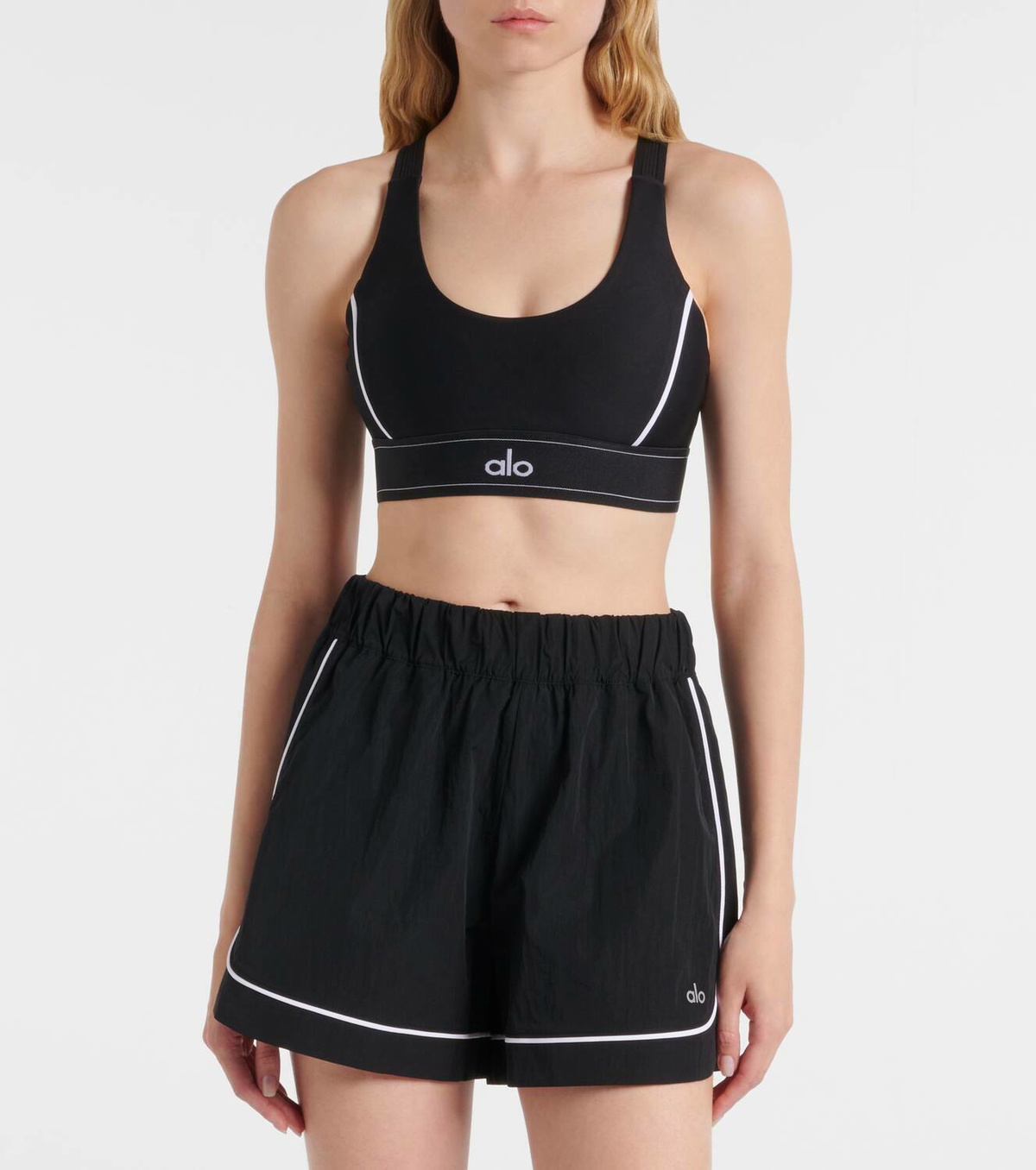 Alo Yoga Motivate track shorts