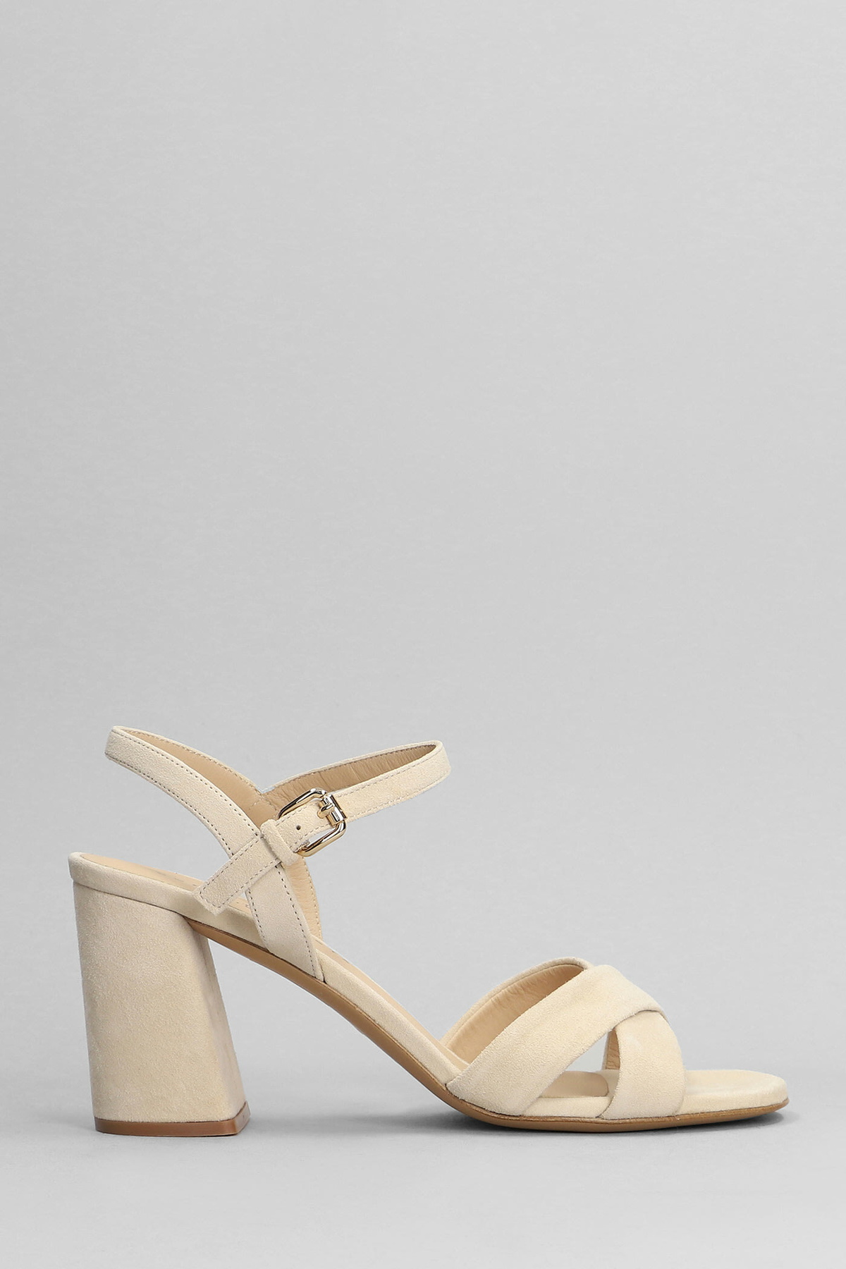 Komono Isla Sandals In Beige Suede