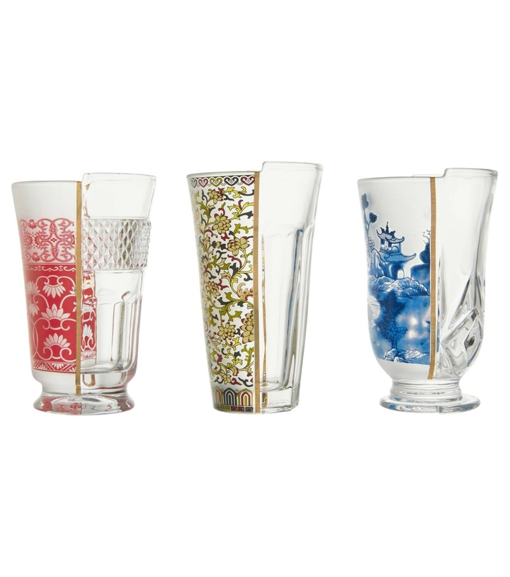 Photo: Seletti Hybrid Clarice set of 3 glasses