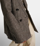 Bottega Veneta Wool and cotton-blend mouliné blazer