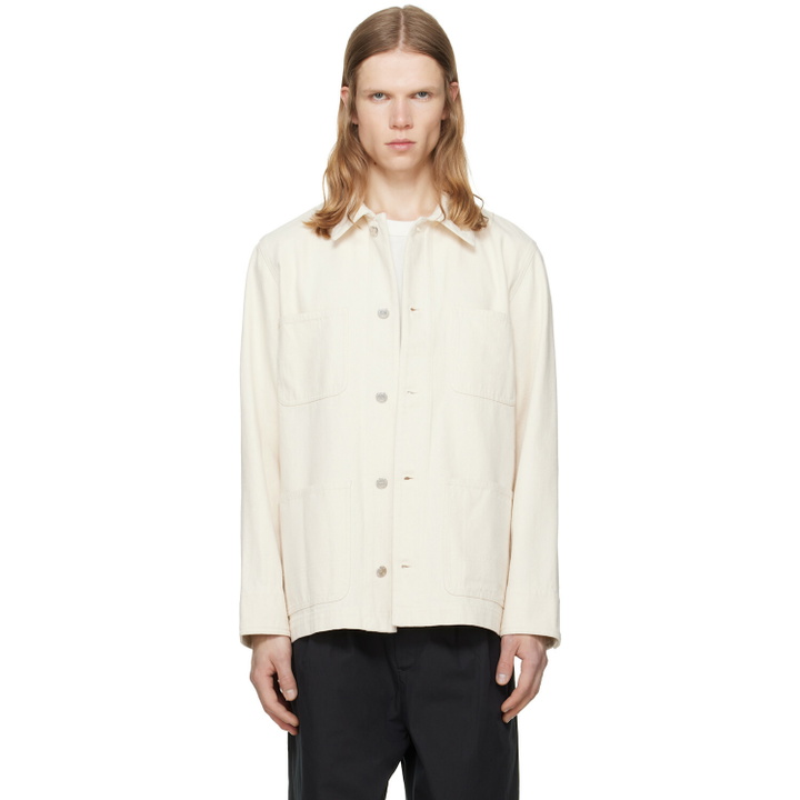 Photo: A.P.C. Off-White Perec Denim Jacket