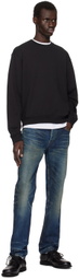 John Elliott Black Beach Crew Sweatshirt