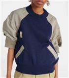 Sacai Cotton-blend sweatshirt