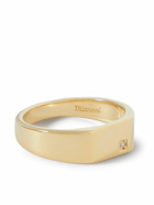 Miansai - Geo 14-Karat Gold Diamond Ring - Gold