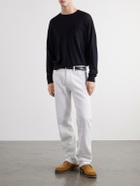 TOTEME - Merino Wool and Silk-Blend Sweater - Black
