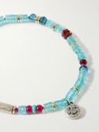Peyote Bird - Daytrip Gold-Plated and Sterling Silver Multi-Stone Beaded Bracelet
