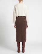 Peserico Womens Midi skirt in Brown