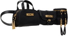 Moschino Black Multipockets Belt Bag