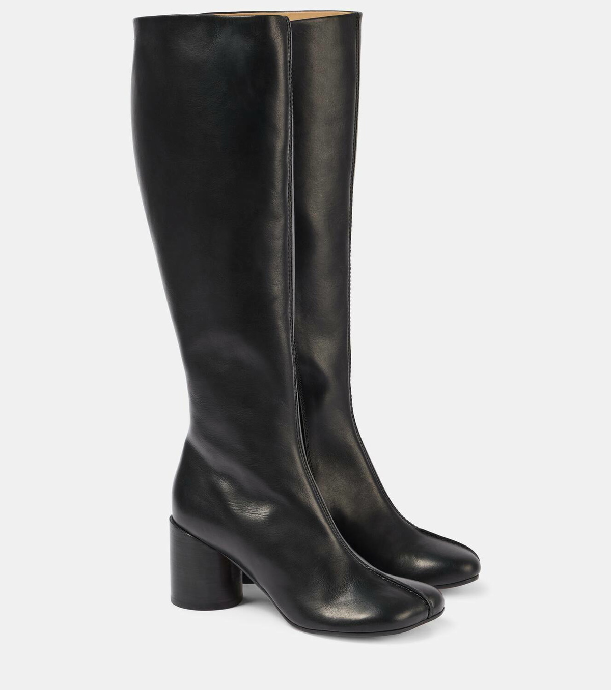 ミドルブーツ Mm6 Florence Western Boots In Smooth Leather MM6 