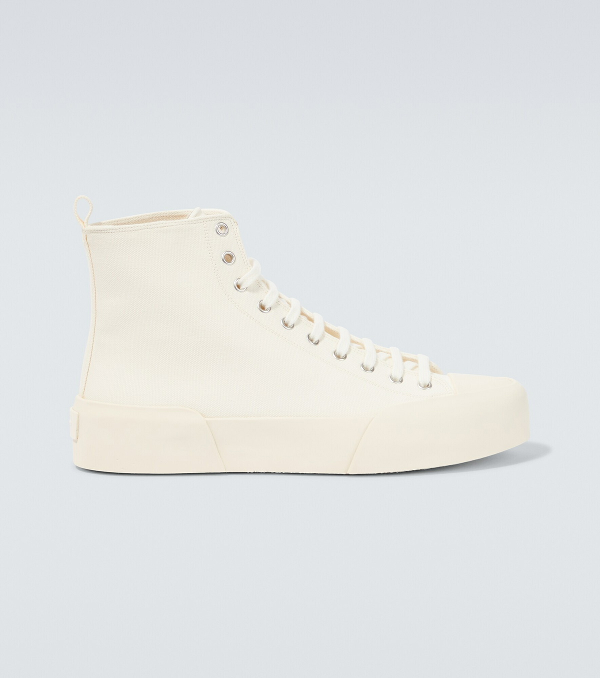 Jil Sander - High-top canvas sneakers Jil Sander