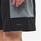 Adsum Men's Cargo Trail Short in Black
