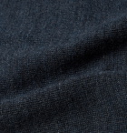 Ermenegildo Zegna - Cashmere and Silk-Blend Polo Shirt - Blue