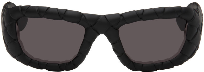 Bottega Veneta Black Intrecciato Sunglasses Bottega Veneta display picture 1