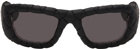 Bottega Veneta Black Intrecciato Sunglasses