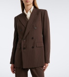 Ralph Lauren Collection Pinstripe double-breasted wool blazer