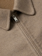 The Row - Dantes Brushed-Cashmere Twill Jacket - Neutrals