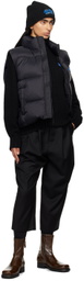 ADER error Black Significant Tag Knit Sweater