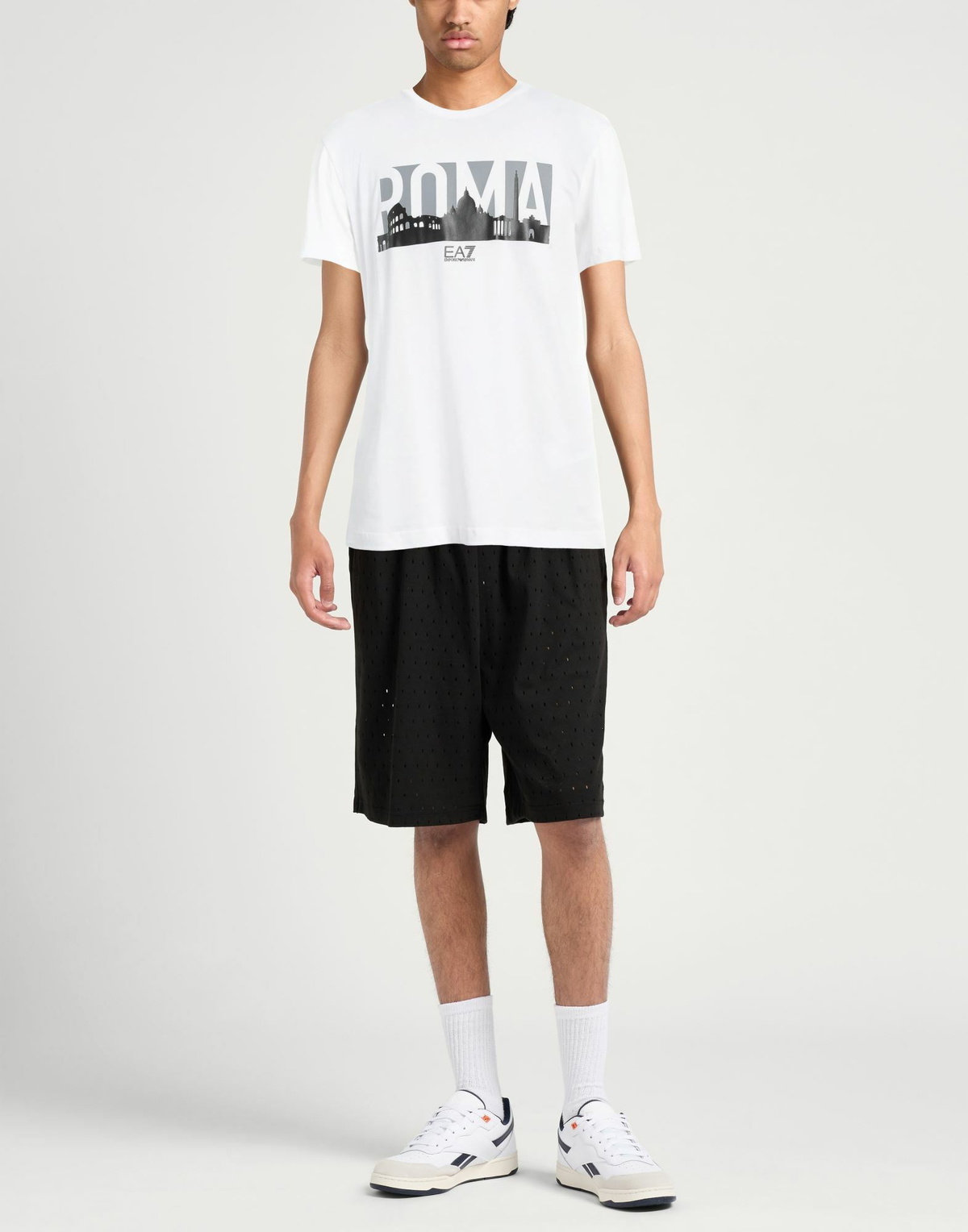 Ea7 Mens T-shirt in White