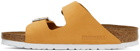 Birkenstock Orange Nubuck Narrow Arizona Sandals