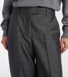 Miu Miu Mohair and wool wide-leg pants