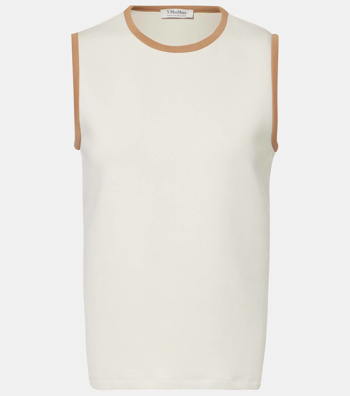 'S Max Mara Ori cotton-blend tank top