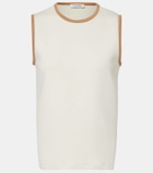 'S Max Mara Ori cotton-blend tank top