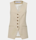 Veronica Beard Liff linen-blend vest