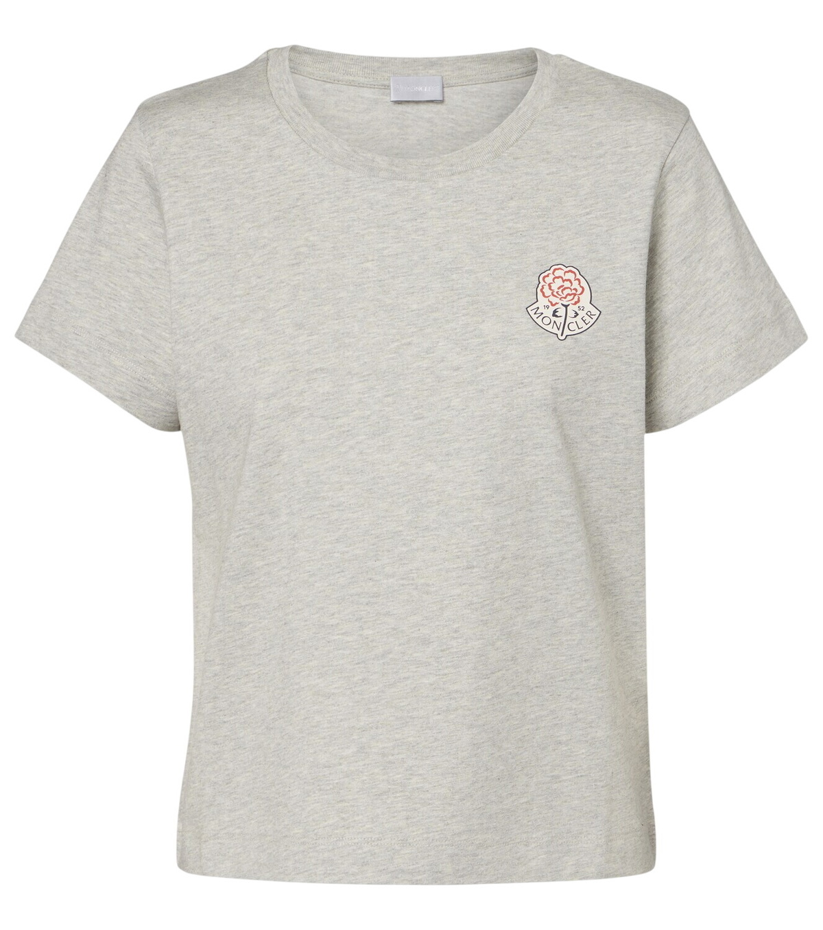 MONCLER Crystal Logo Cotton T-shirt Moncler