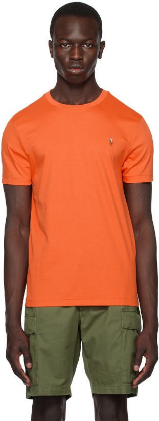 Photo: Polo Ralph Lauren Orange Slim Fit T-Shirt