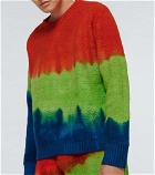 The Elder Statesman - Hoodoo Sherpa crewneck sweater