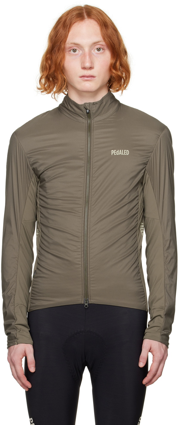 PEdALED Khaki Packable Jacket