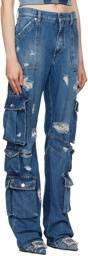 Dolce & Gabbana Blue Distressed Jeans