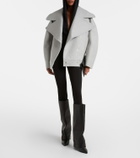 Balmain Hooded jersey bodysuit