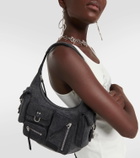 Blumarine Small denim shoulder bag