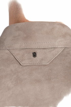 Salvatore Santoro Leather Jacket In Taupe Leather