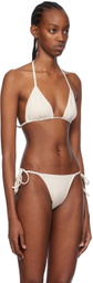 ÉTERNE Off-White Isla Bikini Top