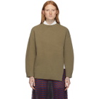 Ports 1961 Brown Wool Fully Fashioned Sweater