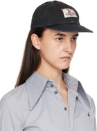 Vivienne Westwood Black Cotton Twill Baseball Cap