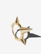 MARIA TASH 14K Yellow Gold Triple Spike Hoop Earring
