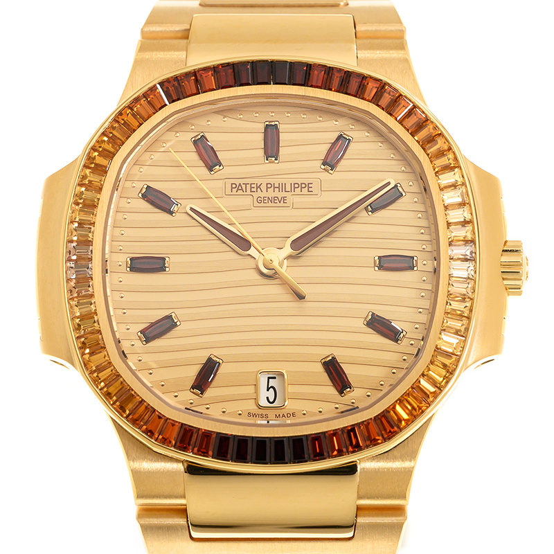 Patek Philippe Nautilus Rose Gold Automatic Rose Dial Ladies Watch 7118-1300R-001