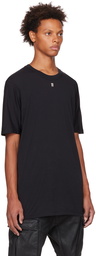 11 by Boris Bidjan Saberi Black Drawstring T-Shirt