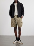 Les Tien - Yacht Straight-Leg Cotton-Jersey Cargo Shorts - Green