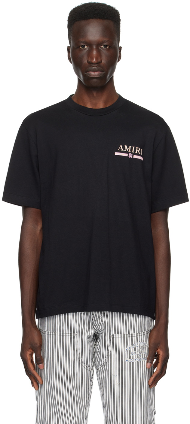 Amiri Black Cotton T-Shirt main image 0